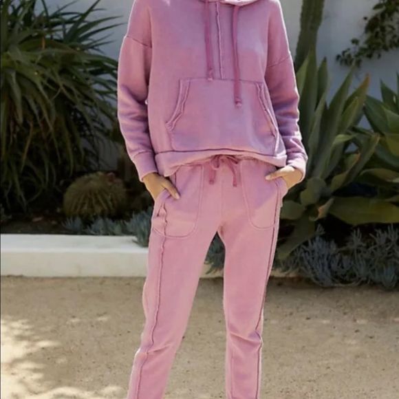 Free People Sweatpants Drawstring Elastic Waist - Picture 2 of 7